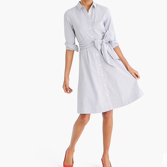 j crew shirt dress